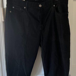 7 for All Man Kind black velvet Ankle Gwenevere - New with tags - size 32